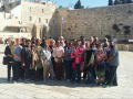 Pilgrims at the Western Wall.