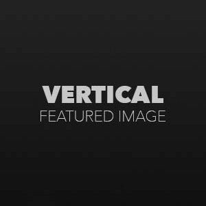 Vertical Featured Image with Disabled Comments