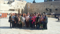 Pilgrims at the Western Wall.