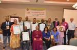Retirees and awardees with senior officials of the Diocese