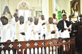 Installation of Canon Michael Allen. Tony Patel Photo.