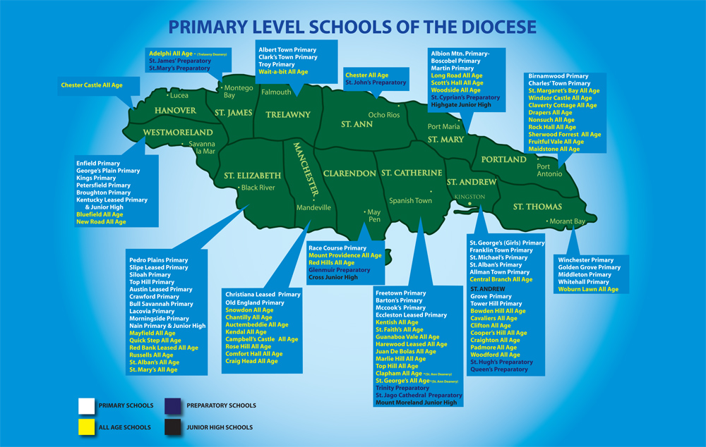 Schools Map 24x36