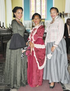 Tour Guides in period costumes for Cathedral Sunday