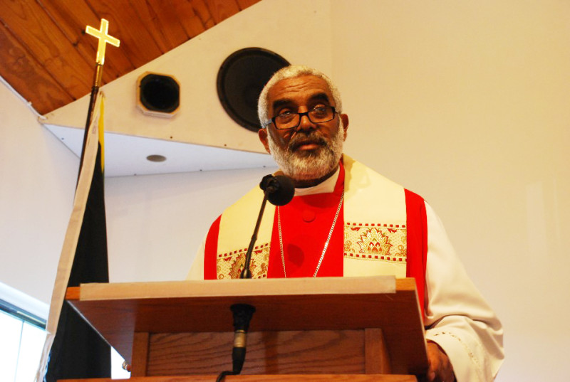 Suffragan Bishop of Kingston, the Rt. Rev. Dr. Robert Thompson, delivers the Sermon