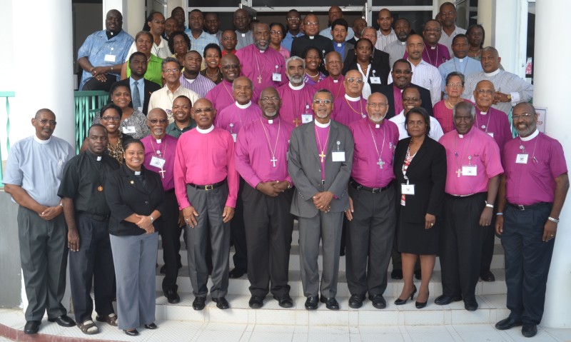 Clergy and lay representatives at the last Provincial Synod held in Montego Bay in 2012.