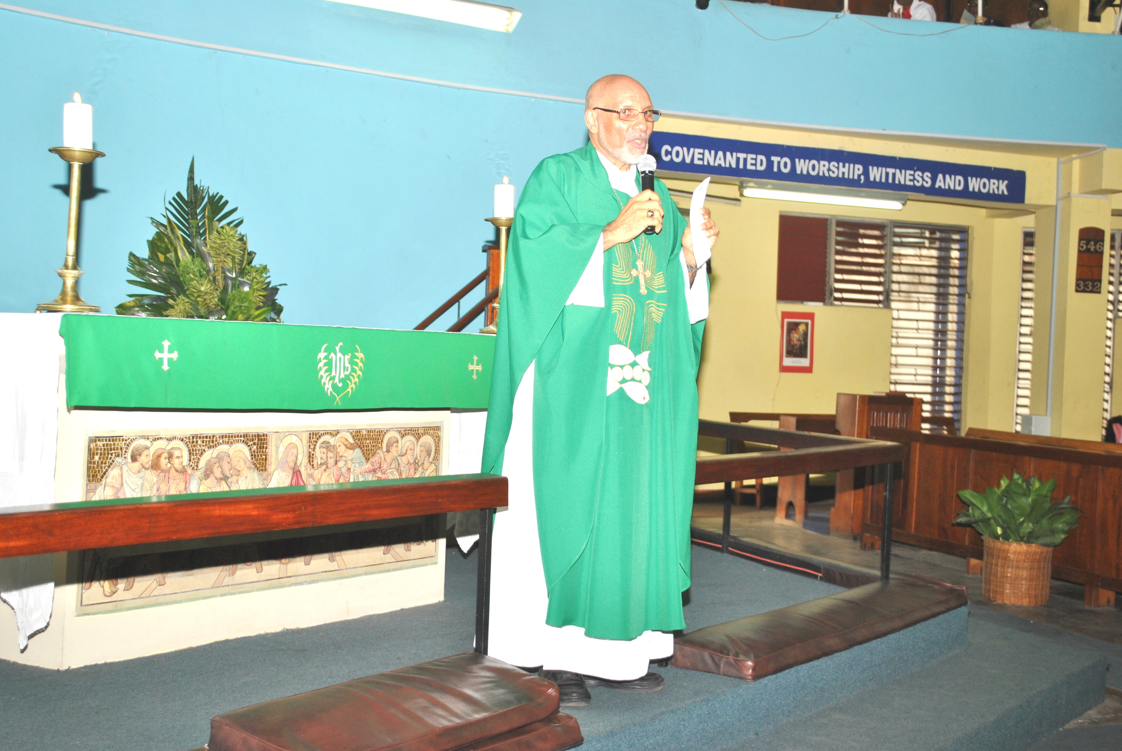 Sermon preached by The Rt. Rev. Howard Gregory, Bishop of Jamaica & The Cayman Islands at the Choir Workshop Closing Eucharist held at  St. Luke’s Church, Cross Roads, on July 19, 2015