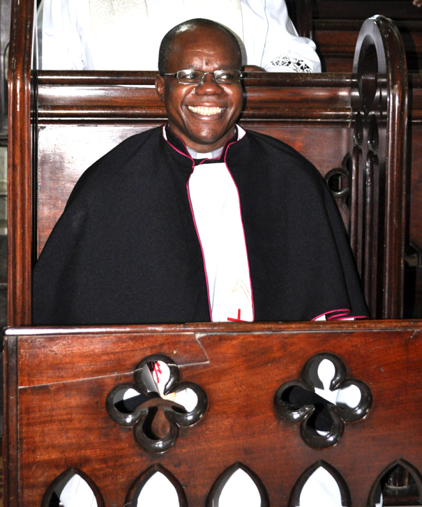 Rt. Rev. Howard Gregory at the Installation of Rev. Garth Minott as a Canon of The Cathedral
