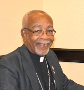 The Venerable Winston Thomas Archdeacon Mandeville Region at the Worship Service 147th Synod